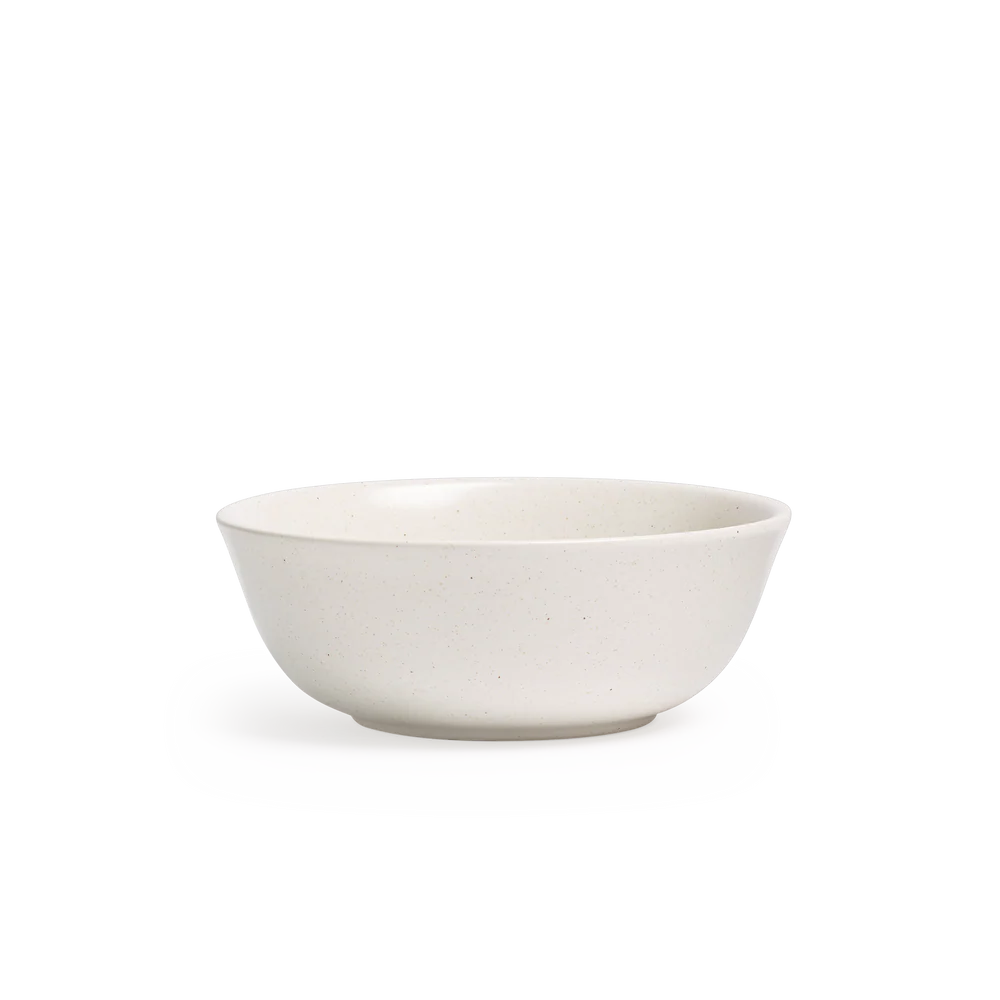 Minimalist Ceramic Bowl – Off-White Speckled Finish
